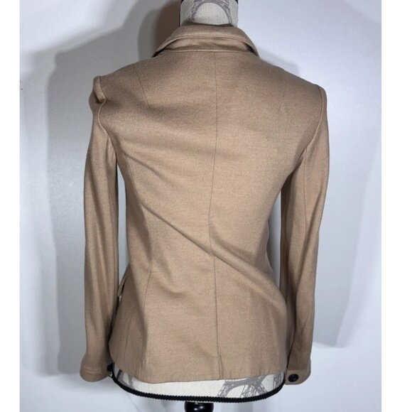 rag & bone Slade Dark Camel Wool Blazer, Women's Size 0 - Picture 4 of 6